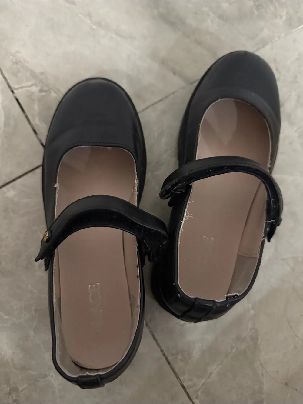 The Children’s Place Girls Black Mary Jane School Shoes with Strap